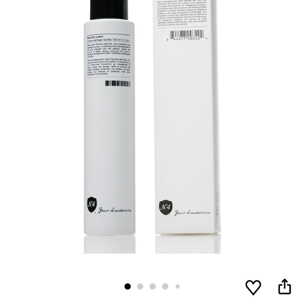 No4 blow dry lotion 150 mils